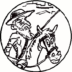 Don Quijote con su fiel Rocinante siempre dispuestos a desfacer entuertos en la Villa de Abanilla